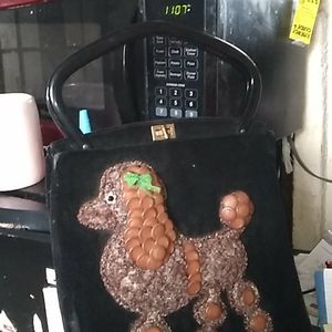 Poodle Purse 40's- 50's